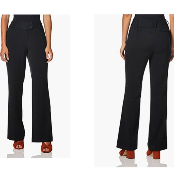 Pantalon Tailleur Femme Bootcut Noir EXPRESS Design Studio Taille 2 - Occasion Très Bon état
